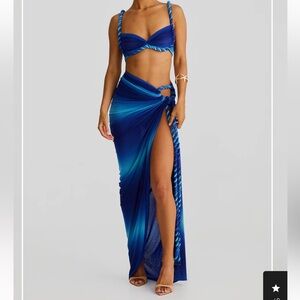 Melani The Label Blue Ombre Set